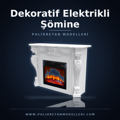 Dekoratif Elektrikli Şömine