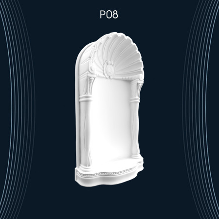 Poliüretan Niş P08 - Şık ve Zarif Dekorasyon Fikirleri ile Nişlerinizi Tasarlayın