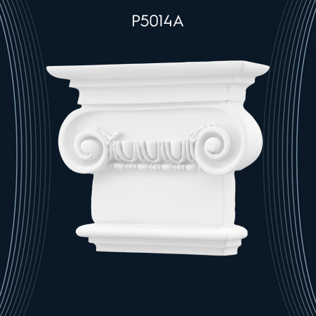 Poliüretan Pilaster Sütun Başlık P5014A - Dekoratif Dor İyon Korint Sütun ve Başlığı Fiyatları | Dekorasyon Modelleri ve Çeşitleri