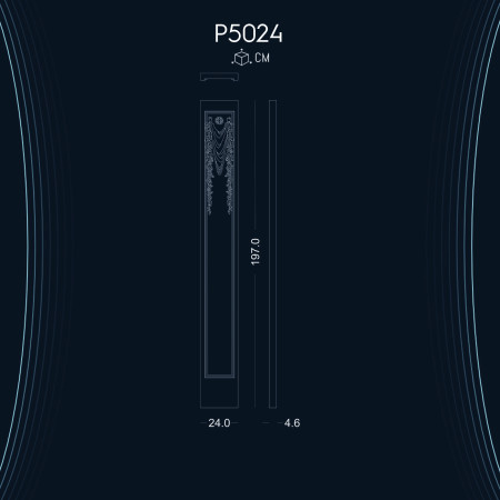 Poliüretan Desenli Pilaster Sütun P5024: Fiyatı, Dekorasyon Fikirleri ve Modelleri