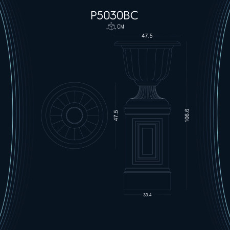 Poliüretan Saksı Takım P5030BC: Kaliteli ve Estetik Dekoratif Sütun Başlık Fiyatları | P5030BC Dor İyon Korint Poliüretan Pilaster Sütunlar için Dekorasyon Fikirleri ve Modelleri