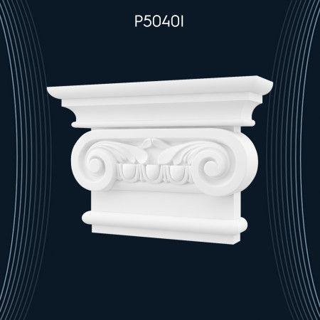 Poliüretan Pilaster Sütun İyon Başlık P5040I: Dekorasyon Fikirleri ve Uygun Fiyatlarla Ahşap Muadili Modelleri