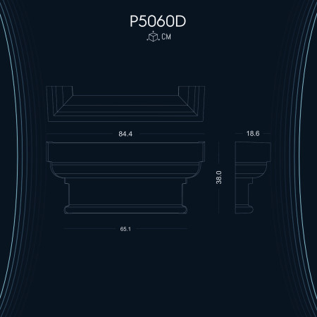 Poliüretan Pilaster Sütun Başlık P5060D: İç ve Dış Cephe Dekorasyonunda Estetik Çözüm - Modelleri ve Çeşitleriyle Tasarım Fikirleri