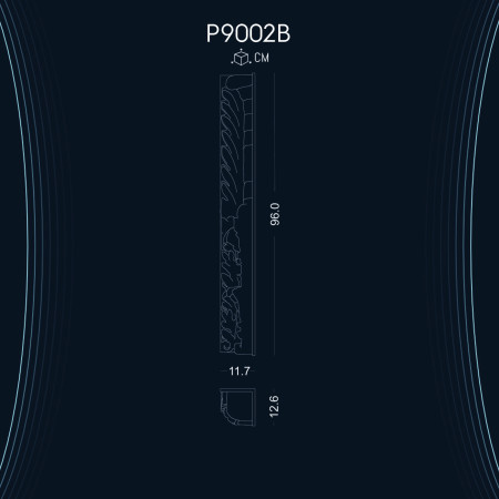 Poliüretan Pilaster Sütun Başlık P9002B - Dekoratif Poliüretan Pilaster Sütun Modelleri ve Dekorasyon Fikirleri