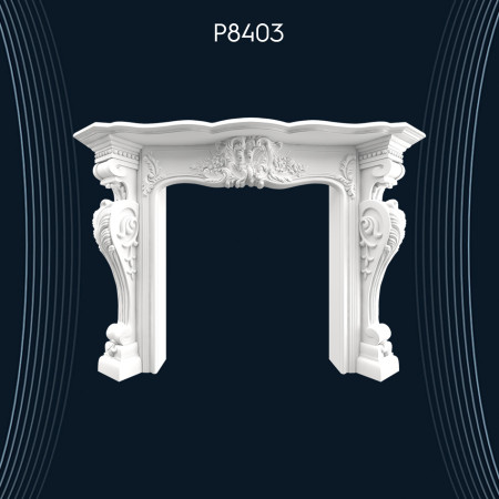 Poliüretan Şömine P8403 - Şömine Dünyası'ndan Dekorasyon Fikirleri ve Modelleri ile İmalattan Örnekler