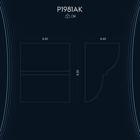 Poliüretan Ahşap Kiriş Payanda P1981AK: Dekoratif Ahşap Taklidi Tavan Mertekleri Modelleri ve Dekorasyon Fikirleri