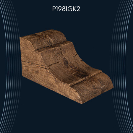 Poliüretan Ahşap Kiriş Payanda P1981GK2 - Dekoratif Kiriş Modelleri ve Çeşitleri ile Tasarım Fikirleri