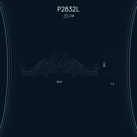 Poliüretan Taç P2832L: Doğal Görünüm, Uzun Ömür ve Kolay Temizlik ile Dekorasyon Fikirleri