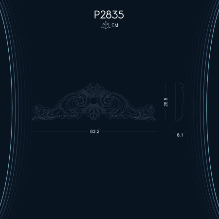 Poliüretan Taç P2835: Esnekliği ile Şekillendirilebilir Desenler ve Dekorasyon Fikirleri