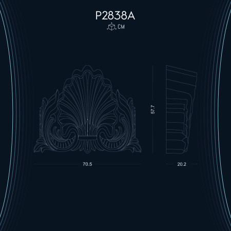 Poliüretan Taç P2838A: Klasik, Modern, Minimalist ve Çağdaş Tarzlar ile Dekorasyon Fikirleri ve Modelleri