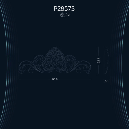 Poliüretan Taç P2857S: Şık Dekorasyon Fikirleri ve Modelleri ile Evinizi Güzelleştirin