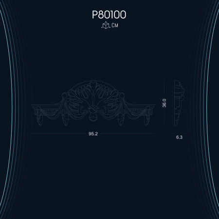 Poliüretan Taç P80100: Klasik ve Modern Tarzları Destekleyen Dekor Ürünü - Dekorasyon Fikirleri ve Modelleri