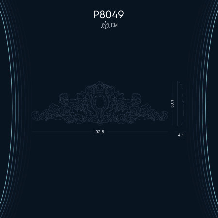 Poliüretan Taç P8049: Dekorasyonunuza Hareketlilik Katacak Desenli Yapı Modelleri ve Fikirleri