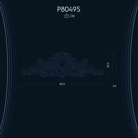 Poliüretan Taç P8049S: Dekorasyon Fikirleri ve Modelleri ile Kesilir ve Boyanır