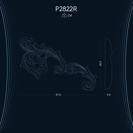 Poliüretan Süsleme P2822R: Klasik Tarza İdeal Seçenekler ve Dekorasyon Fikirleri