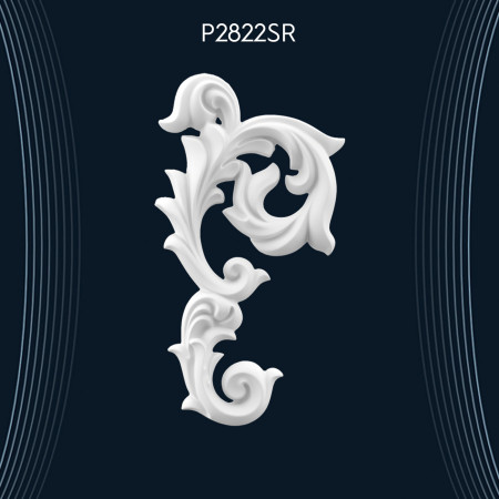 Poliüretan Süsleme P2822SR: Duvar Aksesuarları ve Süslemeleri için Dekorasyon Fikirleri