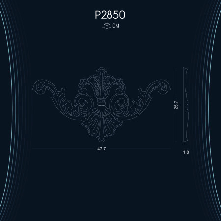 Poliüretan Süsleme P2850: Dekoratif Modelleri ile İdeal Dekorasyon Fikirleri