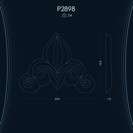 Poliüretan Süsleme P2898: Dekoratif Duvar Aksesuarları ve Süslemeleri ile Mekanların Atmosferini Tamamlayan Önemli Detaylar - Dekorasyon Fikirleri ve Modelleri