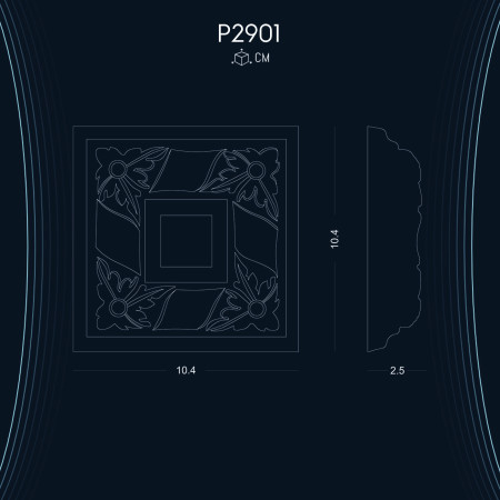 Poliüretan Süsleme P2901: Strafor Köpük Malzemeden Yapılmayan Poliüretan Desenli Aksesuar ve Süslemelerin Dekorasyon Fikirleri ve Modelleri