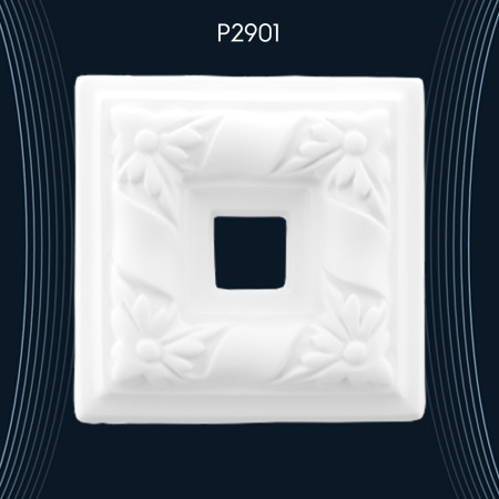 Poliüretan Süsleme P2901: Strafor Köpük Malzemeden Yapılmayan Poliüretan Desenli Aksesuar ve Süslemelerin Dekorasyon Fikirleri ve Modelleri