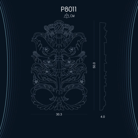 Poliüretan Süsleme P8011: Dekorasyon Fikirleri ve Modelleri ile Estetik Duvar Aksesuarları