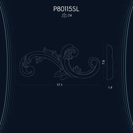 Poliüretan Süsleme P80115SL: Duvarlara Farklı Bir Görünüm için Dekorasyon Modelleri ve Fikirleri