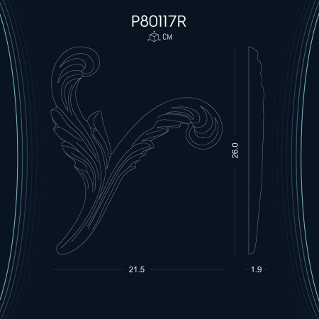 Poliüretan Süsleme P80117R: Dekorasyon Fikirleriyle Motifli Duvar Aksesuarlarıyla Fark Yaratın!