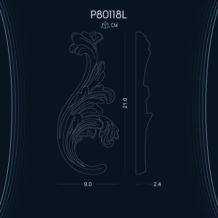 Poliüretan Süsleme P80118L: Strafor Köpük Aksesuar Modelleri ve Dekorasyon Fikirleri