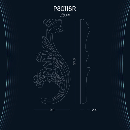 Poliüretan Süsleme P80118R Klasik Desenli Duvar Aksesuarları ve Süslemeleri: Farklı Modelleri ve Dekorasyon Fikirleri