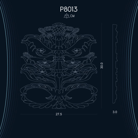 Poliüretan Süsleme P8013: Estetik Görünüm ve Uzun Ömürlü Kullanım ile Dekorasyon Modelleri ve Fikirleri