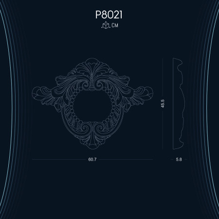 Poliüretan Süsleme P8021: Canlı Mekanlar için Renk Katan Duvar Süsleri ve Dekorasyon Fikirleri