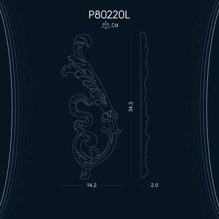 Poliüretan Süsleme P80220L ile Duvar Aksesuarları ve Süslemeleriyle Dekorasyon Fikirleri