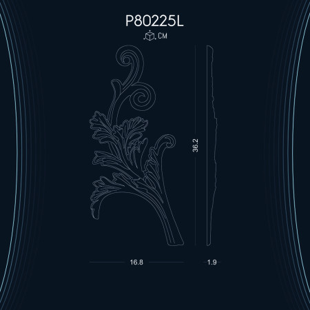 Poliüretan Süsleme P80225L: Farklı Motifler ve Desenlerle Dekorasyon Modelleri