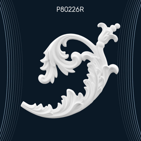 Poliüretan Süsleme P80226R: Klasik Tarzda Dekore Edilmiş Mekanlar için Dekorasyon Fikirleri ve Modelleri