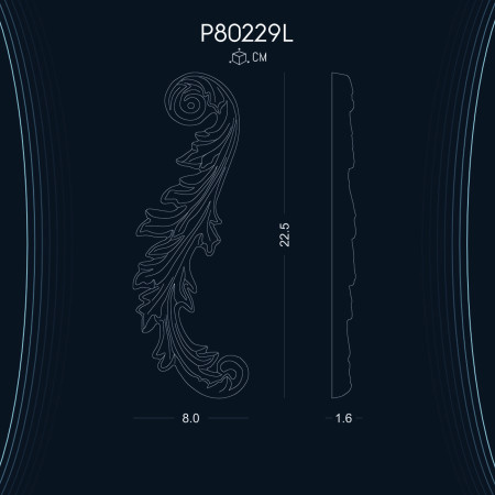 Poliüretan Süsleme P80229L: Gerçekçi Görünümü ve Boyanabilir Özellikleri ile Dekorasyon Fikirleri