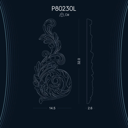 Poliüretan Süsleme P80230L: Mekanlara Karakter Kazandıran Farklı Desen ve Şekillerde Dekorasyon Modelleri ve Tasarım Fikirleri