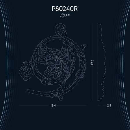 Poliüretan Süsleme P80240R Desenli Duvar Aksesuarları: Dekorasyon Fikirleri ve Modelleri ile Estetik Süsleme Çeşitleri
