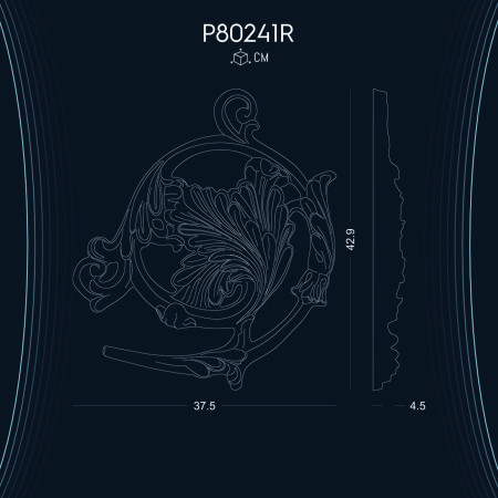 Poliüretan Süsleme P80241R: Dekorasyon Fikirleri ve Modelleri ile Detaylı İşlenebilen Poliüretan Malzeme