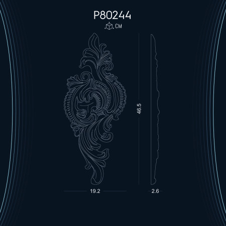 Poliüretan Süsleme P80244: Poliüretan Aksesuar ve Süslemeler - Dekorasyon Modelleri, Çeşitleri ve Fiyat Değişiklikleri