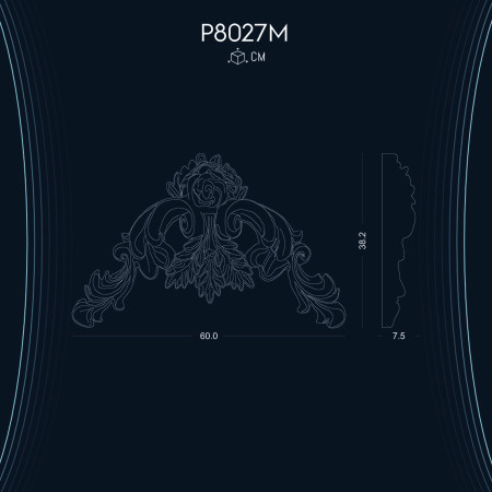 Poliüretan Süsleme P8027M: Dekoratif Süslemelerle Mekanların Atmosferine Tarz Katın - Farklı Modeller ve Dekorasyon Fikirleri