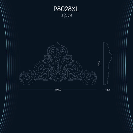 Poliüretan Süsleme P8028XL: Uygun Fiyatlı ve Kolay Temizlenebilir Ahşap Görünümlü Dekorasyon Modelleri