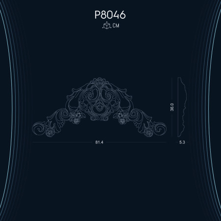 Poliüretan Süsleme P8046: Dekorasyon Fikirleri ve Modelleri ile Düzenli Toz Alma Yeterli