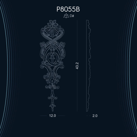 Poliüretan Süsleme P8055B: Kolay Montaj ve Pratik Kullanım ile Dekoratif Duvar Aksesuarları Modelleri