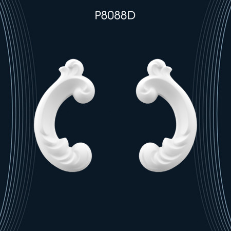 Poliüretan Süsleme P8088D: Dekoratif Poliüretan Duvar Aksesuarları ve Süslemeleri ile Alçıya Alternatif Dekorasyon Fikirleri