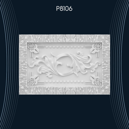 Poliüretan Süsleme P8106: Uzun Ömürlü Kullanım İmkanı ve Dayanıklılığı ile Dekorasyon Modelleri