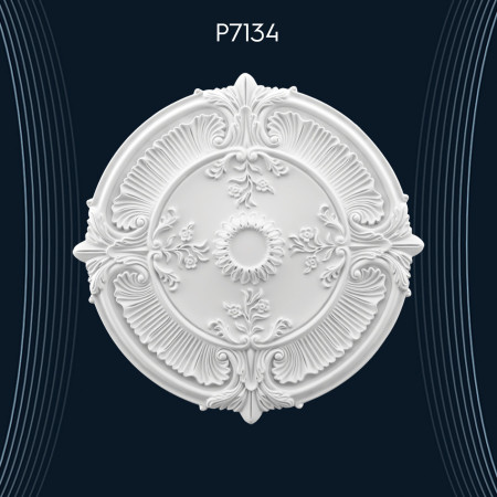 Poliüretan Tavan Göbek ve Rozetler P7134: Evinize Şıklık Katacak Klasik Dekorasyon Modelleri ve Fikirleri