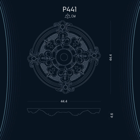 Poliüretan Tavan Göbek ve Rozetler P441: Ahşap Göbeklere Alternatif Dekorasyon Modelleri ve Fikirleri