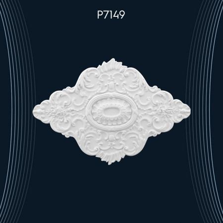 Poliüretan Tavan Göbek ve Rozetler P7149 ile Mekanların Kaliteli Dekorasyonu: Farklı Modeller ve Dekorasyon Fikirleri