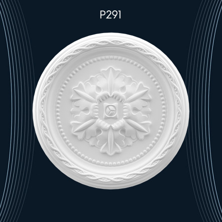 Poliüretan Tavan Göbek ve Rozetler P291: Farklı Tasarımlar ve Desenlerle Dekorasyon Fikirleri