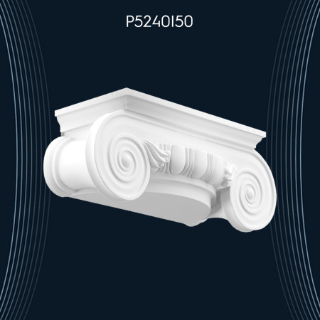 Poliüretan Sütun Başlık P5240I50: Dekoratif Sütunlar ile Estetik ve Sağlam Mekan Tasarımı